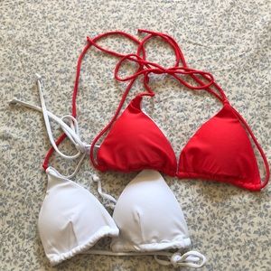 Two string bikini tops